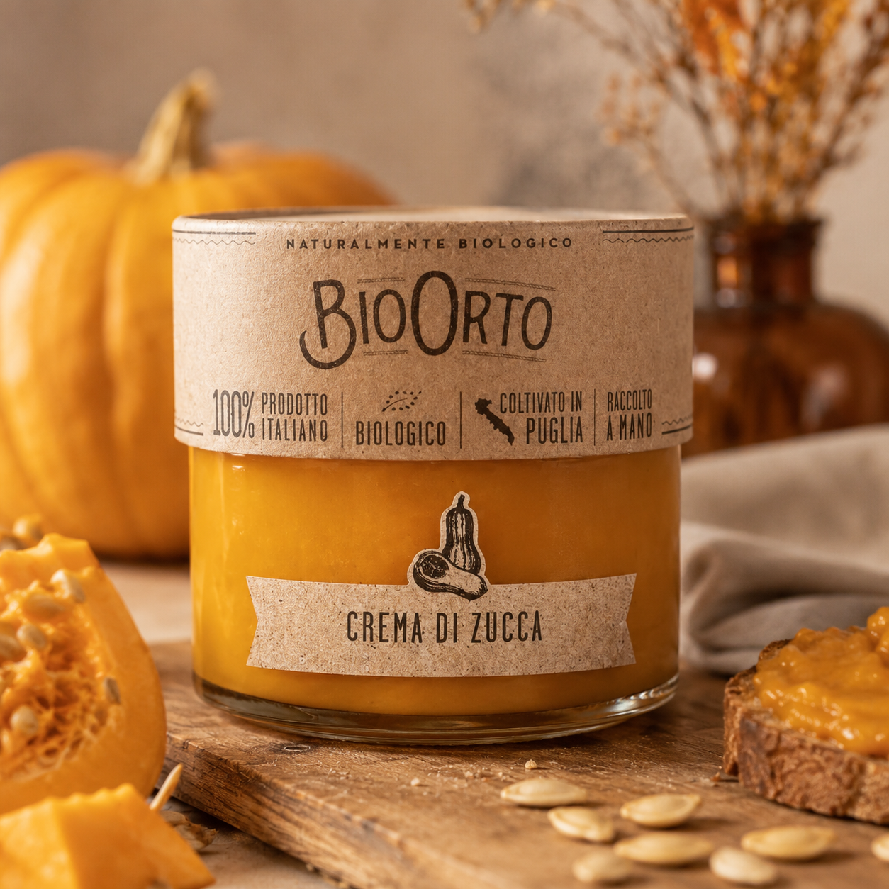 PRÉ-COMMANDE CRÉME DE POTIRON BIO / 185G