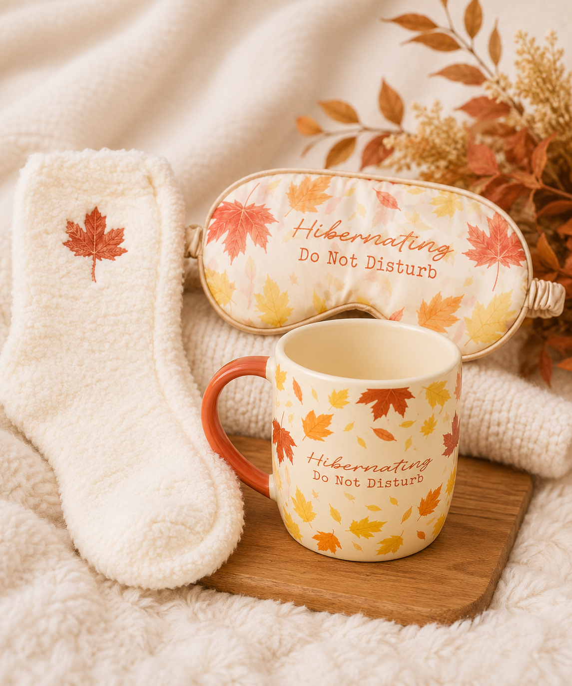 PRÉ-COMMANDE KIT TASSE, CHAUSSETTES ET MASQUE DE SOMMEIL